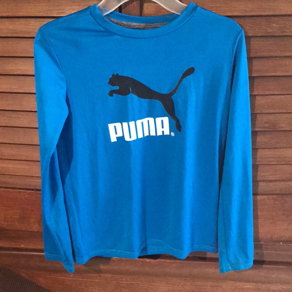 PUMA dry cell blue shirt for boys